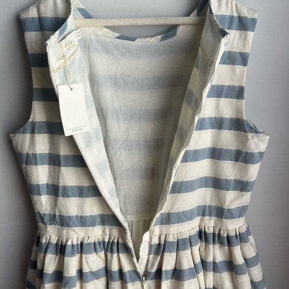 NWT Boden Blue & Cream Ruffled Tiered Sundress - Youth Size 13/14 - Picture 8 of 9
